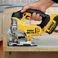 Jig Saws | Dewalt DCS331M1 20V MAX Lithium-Ion 3000 SPM Cordless Jigsaw Kit (3 Ah) image number 3