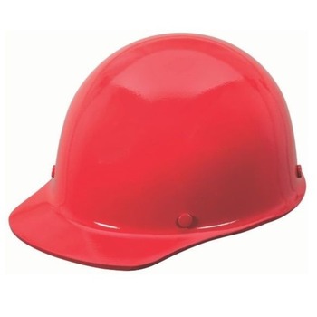 HARD HATS | MSA Skullguard Protective Cap with Staz-On-Suspension - Red - 454620
