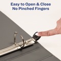 July Member-Exclusive Offer Save 10% off on One Item | Avery 05233 3 Slant Rings 0.5 in. Capacity 11 in. x 8.5 in. Heavy-Duty Non Stick View Binder with DuraHinge - Black image number 4