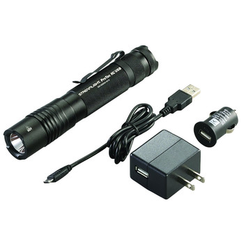 Streamlight ProTac HL USB Lithium Professional Tactical Light with Charger (Black) - 88054