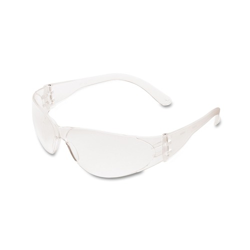 Work Gloves | MCR Safety CL110 Checklite Scratch-Resistant Safety Glasses - Clear Lens image number 0