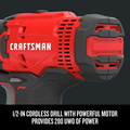  | Factory Reconditioned Craftsman CMCK200C2R 20V Variable Speed Lithium-Ion 1/2 in. Cordless Drill Driver and 1/4 in. Impact Driver Combo Kit (1.3 Ah) image number 7
