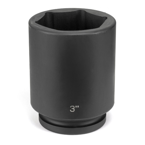 Impact Sockets | Grey Pneumatic 4096D 1 in. Drive x 3 in. Deep Impact Socket image number 0