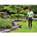 String Trimmers | Black & Decker LST522 20V MAX Lithium-Ion 2-Speed 12 in. Cordless String Trimmer Kit (2.5 Ah) image number 10