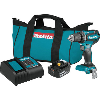 Factory Reconditioned Makita 18V LXT Brushless Lithium-Ion 1/2 in. Cordless Drill/Driver Kit (3 Ah) - XFD131-R