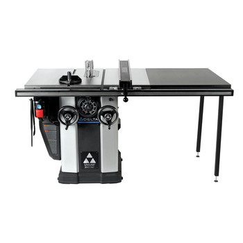 SAWS | Delta 5 HP 10 in. Single Phase Left Tilt Unisaw with 36 in. Biesemeyer Fence System - 36-L536