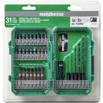 DRILL ACCESSORIES | Metabo HPT 31-Piece Drill and Drive Bits Set - 115743M