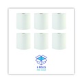  | Boardwalk 8122 8 in. x 800 ft. 1-Ply Hardwound Paper Towels - White (6/Carton) image number 4