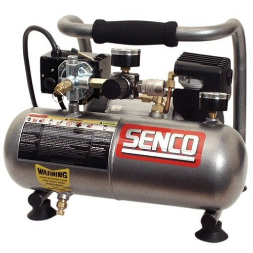  | Factory Reconditioned SENCO PC1010 1/2 HP 1 Gallon Oil-Free Hand Carry Compressor image number 0
