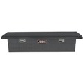 Crossover Truck Boxes | JOBOX PAC1357002 Aluminum Single Lid Low-Profile Full-size Crossover Truck Box - Black image number 0