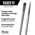 Chisels | Klein Tools 3240 30 in. Hex Connecting Bar with Straight Chisel End image number 2