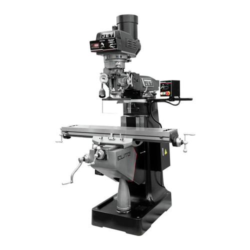 Milling Machines | JET JT9-894366 EVS-949 Mill with 3-Axis Newall DP700 (Knee) DRO and X-Axis JET Powerfeed image number 0