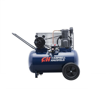 PORTABLE AIR COMPRESSORS | Campbell Hausfeld 2.0 HP 20 Gallon Oil-Lube Wheeled Horizontal Air Compressor - VT6290