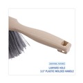  | Boardwalk BWK5308 3.5 in. Plastic Handle 4.5 in. Polypropylene Counter Brush - Black/Tan image number 2