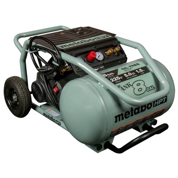 AIR COMPRESSORS | Metabo HPT EC1315SM 1.5 HP 8 Gallon Oil-Free Trolly Air Compressor