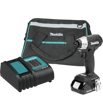 DRILLS | Makita 18V LXT  Sub-Compact Brushless Lithium-Ion Cordless Impact Driver Kit (1.5Ah) - XDT18SY1B