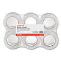  | Universal UNV73000 Quiet Acrylic 1.88 in. x 3 in. x 110 yds. Box Sealing Tape - Clear (6/Pack) image number 1
