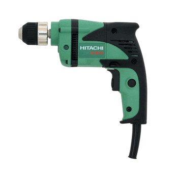 Hitachi 6 Amp 3/8 in. EVS Variable Speed Drill - D10VH