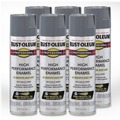 Paint | Rust-Oleum 7587838 Professional 15 oz. Aerosol Can Spray Paint - Gloss Dark Machine Gray (6/Carton) image number 0