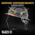 New Year New Savings! Save $25 off $150 | Klein Tools 60516 Premium KARBN Pattern Vented Class C Safety Helmet image number 9