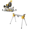 DeWALT Spring Savings! Save up to $100 off DeWALT power tools | Dewalt DWS780DWX724 15 Amp 12 in. Double-Bevel Sliding Compound Corded Miter Saw and Compact Miter Saw Stand Bundle image number 0