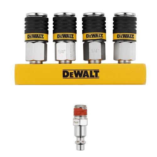 Air Chisels | Dewalt DXCM041-0120 4-Way Straight Air Manifold image number 0