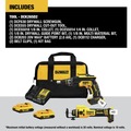Combo Kits | Dewalt DCK265D2 20V MAX XR Brushless Lithium-Ion Cordless Drywall Screwgun and Cut-Out Tool Combo Kit (2 Ah) image number 1