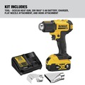 Heat Guns | Dewalt DCE530P1 20V MAX Brushed Lithium-Ion Cordless Heat Gun Kit (5 Ah) image number 1