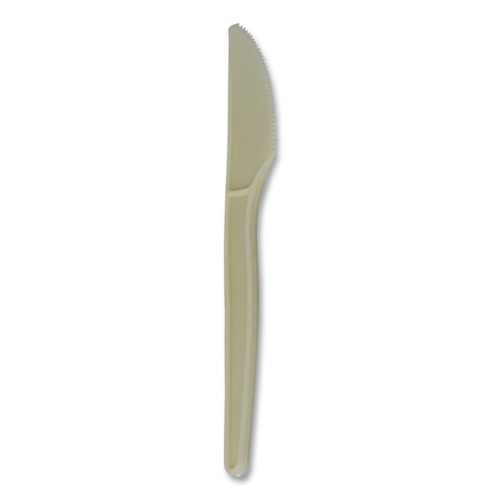  | WNA EPS001 7 in. EcoSense Renewable Plant Starch Cutlery Knife (50/Pack) image number 0