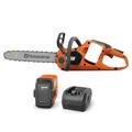 Chainsaws | Husqvarna 970718224 40V 435i Brushless Lithium-Ion 16 in. Cordless Chainsaw Kit image number 0