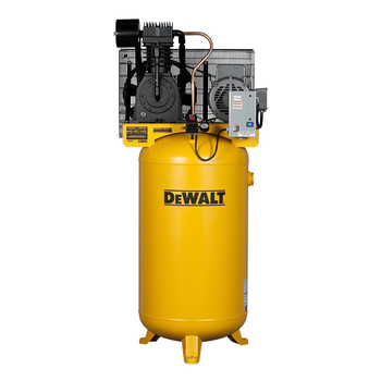 STATIONARY AIR COMPRESSORS | Dewalt 7.5 HP 80 Gallon Oil-Lube Stationary Air Compressor with WEG Motor - DXCMV7518075