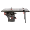 Table Saws | SawStop PCS175-TGP236-SI 1.75 HP Professional Cabinet Saw with 36 in. Professional T-Glide Rip Fence, Rails and Extension Table image number 0