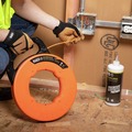 Wire & Conduit Tools | Klein Tools 56382 Multi-Groove 50 ft. Fiberglass Fish Tape with Nylon Tip image number 16