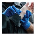  | Ammex GPLHD84100 11.6 in. Long 13 mil Powder-Free Latex Exam Gloves - Medium/Blue (500/Carton) image number 2