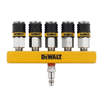 AIR CHISELS | Dewalt DXCM041-0122 5-Way Straight Air Manifold