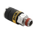Air Chisels | Dewalt DXCM036-0235 3/8 in. MNPT x 3/8 in. Body Automotive Coupler image number 2
