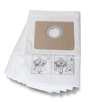 DEAL ZONE | Fein (5/Pack) 9.25 gal. Turbo II Non-Woven Fleece Vacuum Filter Bag - 31345062010