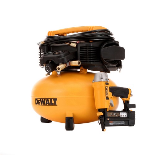 Dewalt 18Gauge Brad Nailer and Pancake Compressor Combo Kit DWC1KITB