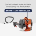 String Trimmers | Husqvarna 967628203 22-cc 122LK 17 in. 2-Cycle Straight Shaft Gas String Trimmer image number 2