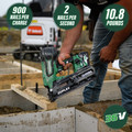 Clearance Center | Metabo HPT NR3675DDM MultiVolt 36V Brushless Lithium-Ion 21 Degree 3-1/2 in. Cordless Duplex Nailer Kit (2.5 Ah) image number 3