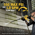 Pressure Washers | Dewalt DCPW550B 20V MAX Lithium-Ion Cordless 550 psi Power Cleaner (Tool Only) image number 6
