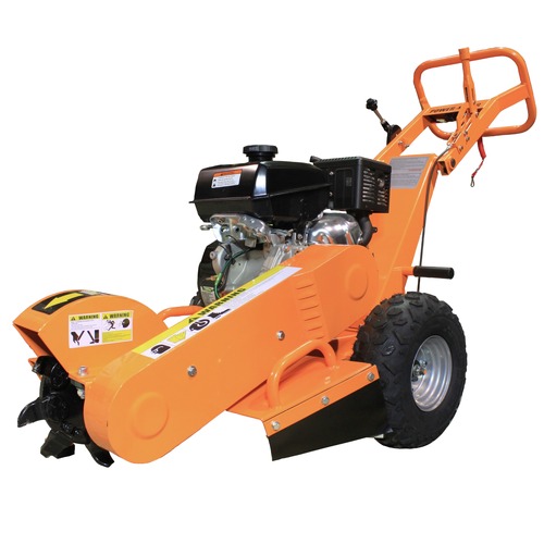 Chipper Shredders | Power King PK0803V 14 HP Powered by KOHLER CH440 Gas Engine 12 in. x 3.5 in. Wheel Stump Grinder with Extra Set of Teeth/All-Weather Protective Cover/Tow Bar image number 0