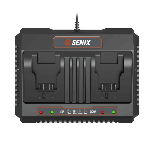 Chargers | Senix CHDX2-M X2 20V Dual-Port Battery Charger image number 0