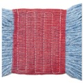  | Boardwalk BWK503BLEA 5 in. Super Loop Cotton/Synthetic Fiber Wet Mop Head - Large, Blue image number 3