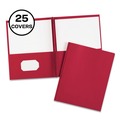 July Member-Exclusive Offer Save 10% off on One Item | Avery 47979 0.5 in. Capacity 11 in. x 8.5 in. Prong Fastener Two-Pocket Folder - Red (25/Box) image number 0