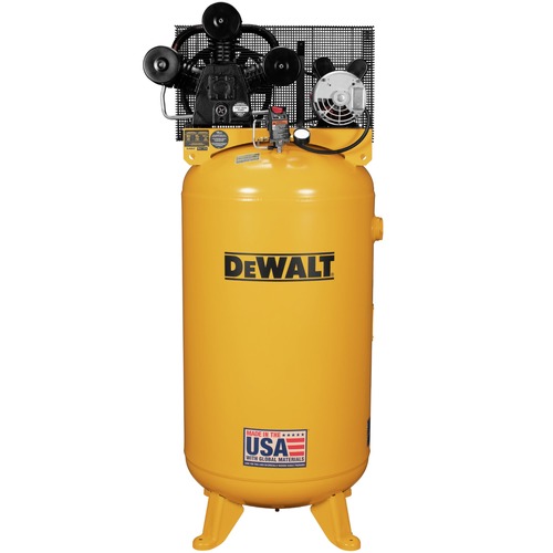 Save 10% off one item | Dewalt DXCM801.COM 4.7 HP 80 Gallon 155 Max PSI 16.1 SCFM @ 40 PSI 14.1 SCFM @ 90 PSI Single-Stage Oil-Lube Electric Portable Vertical Air Compressor image number 0