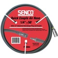 Air Hoses and Reels | SENCO PC0064 1/4 in. x 50 ft. Quick Couple Air Hose with 1/4 in. Plug and Coupler image number 1