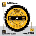 Circular Saw Blades | Dewalt DWA11080 10 in. 80T Tungsten Carbide-Tipped Steel Fine Finish Circular Saw Blade image number 3