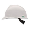 Hard Hats | MSA 477482 V-Gard Slotted Cap with Fas-Trac III Suspension - White image number 2