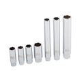 Socket Sets | Sunex 8845 7-Piece 3/8 in. Drive Master Spark Plug Socket Set image number 1